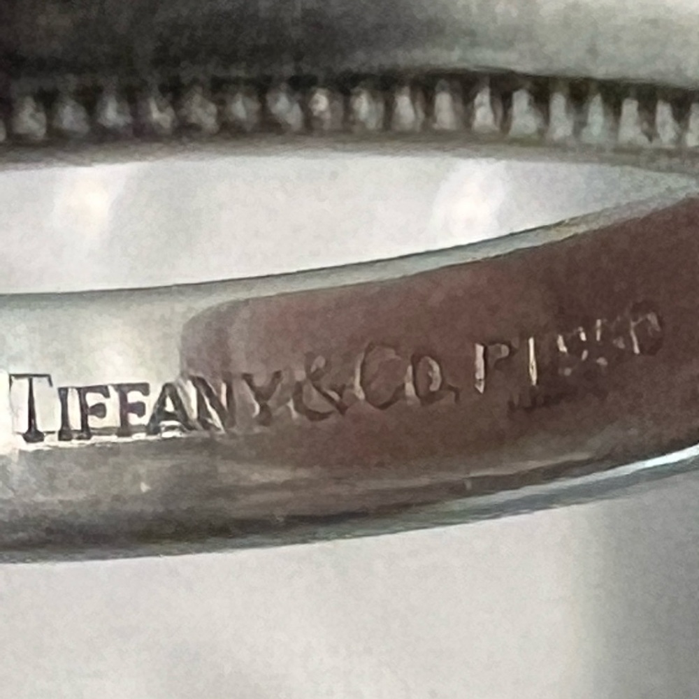 Men’s Tiffany&Co. PT950 Wedding Band Size 10 - Picture 2 of 3